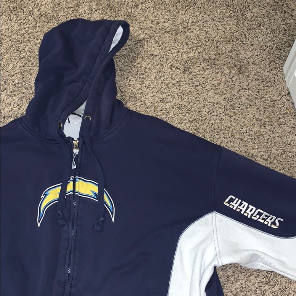 Zip Up Chargers football jacket